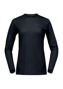 Norr&ouml;na Norrona Falketind EqualiserUll Long Sleeve Merinoshirt Damen (Gr S |schwarz)