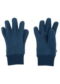 MaxiMo Fingerhandschuhe Fleece mit Strickb&uuml;ndchen Handschuhe Kinder (Gr&ouml;&szlig;e 3 |blau)