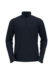 Odlo Midlayer 1/2 Zip Roy Fleecepullover Herren Wandern (Gr L |blau)