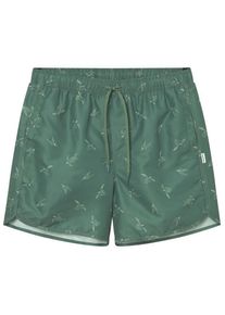 DEDICATED Swim Shorts Sandhamn Badehose Men (Gr&ouml;&szlig;e XXL |t&uuml;rkis/oliv)