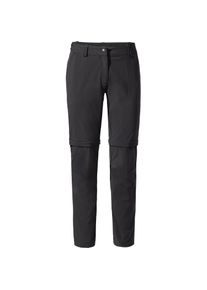 Vaude Farley Ii Zipphose Damen - schwarz - Gr. 46 / kurz - Polyamid/Elastan