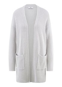Peter Hahn - Long-Strickjacke, grau, Gr. 36 / S - Baumwolle