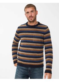 Brax Herren Strickpullover Style RICK navy, dunkelblau, Gr. L