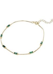 Armband Firetti "Schmuck Geschenk Silber 925 Armschmuck Armkette Rainbow", bunt (gelbgoldfarben, dunkelgr&uuml;n, dunkelgr&uuml;n), Armb&auml;nder, Damen, 22cm, Silber 925 (Sterlingsilber), Armband, mit Zirkonia (synth.)