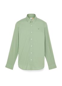 Hemd Timberland Long Sleeve Stretch Poplin Shirt Herren (Gr 3XL |gr&uuml;n)