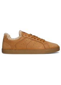 Barfu&szlig;schuhe Groundies Universe Teddy Damen (Gr 43 |cognac)