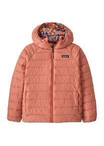 Winterjacke Patagonia Reversible Down Sweater Hoody Kinder (Gr XS |rosa)