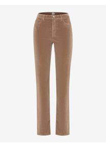 Brax Damen Five-Pocket-Hose Style CAROLA LIGHT WALNUT, hellbraun, Gr. 40K