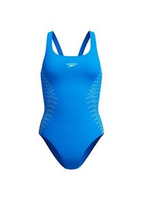 Badeanzug Speedo Placement Muscleback Damen (Gr 40 |blau)