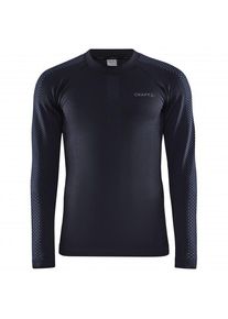 Craft Advanced Warm Intensity L/S Kunstfaserunterw&auml;sche Herren (Gr S |blau/schwarz)