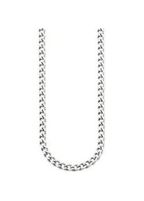 Edelstahlkette Bruno Banani "Schmuck Geschenk Halskette Panzerkette Silber" Gr. 55, silber (edelstahlfarben), Halsketten, Herren, 55, Edelstahl, L: 55 B: 6mm, Edelstahlkette, B:6mm