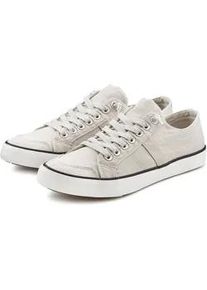 Sneaker AUTHENTIC LE JOGGER "Textilschuh, Stoffschuh, Schn&uuml;rschuh, Halbschuhe, Freizeitschuhe", Herren, Gr. 41, grau (hellgrau), Obermaterial: 100% Textilmaterial. Decksohle: 100% Textilmaterial. Futter: 100% Textilmaterial. Laufsohle: 100% Synthetik, unifarben, Basic, Schuhe Sneaker, Schn&uuml;rhalbschuh, Slipper, Turnschuh aus weichem Textilmaterial VEGAN