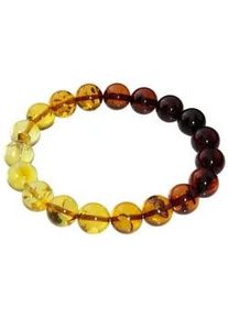 Armband OSTSEE-SCHMUCK "OSTSEE-SCHMUCK Armband Kugel 10 mm Armband Kugel 10 mm", braun, Armb&auml;nder, Damen, 19cm, Bernstein, Armband