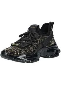 Sneaker Steve Madden "Steve Madden Sneaker Textil", Damen, Gr. 37, schwarz (schwarz, gold), Textil, Schuhe Sneaker