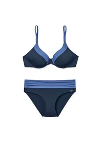 Schiesser Damen Bügel-Bikini Aqua Sea Blossom