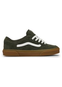 Vans Rowley Classic Sneaker Alltag (Gr M8 |oliv/braun)