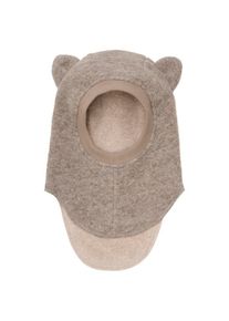 Mütze Huttelihut Balaclava Cat Ears Wool Kinder (Gr 48 cm - 0-12 Months |braun)