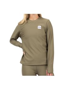 Langarm Unterhemde EIVY Versa Loose Fit Rib Top Damen (Gr XL |beige)