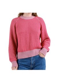 Pullove DEDICATED Sweater Husie Bubble Knit Damen (Gr L |rosa)