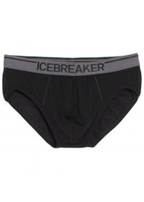 Merinounterw&auml;sche Icebreaker Anatomica Briefs Herren (Gr XL |schwarz)