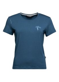 T-Shirt Chillaz Iseo Mountain Logo T-Shirt Damen (Gr 34 |blau)