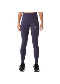 asics Damen Lauftights "asics CORE TIGHT"indigo fog, sportlich, Gr. XS, unifarben, Stoff, Obermaterial: 79% Polyester, 21% Elasthan, Hosen