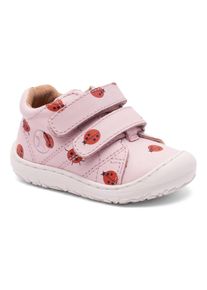 bisgaard Kinder Lauflernschuh "barefoot hale v Weite: normal", Gr. 23lady bugs, Leder, gemustert, klassisch, Schuhe, Barfußschuh mit Wechselfußbett,