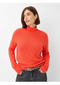 Brax Damen Strickpullover Style LISA mandarin, hellrot, Gr. 42