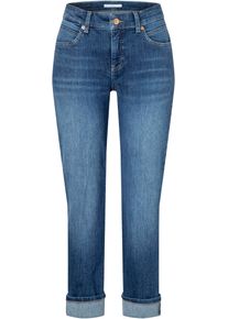 MAC Damen Straight-Jeans "SUE relax"indigo blau washed, casual, Gr. 38, Web, Obermaterial: 95% Baumwolle, 4% Polyester, 1% Elasthan, Jeans, im