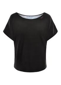 Sporttop WINSHAPE "DT108LS", Damen, Gr. S, bunt (colourful tiger, schwarz), 85% Polyester, 15% Elasthan, Rundhals, Tops Sporttop, Functional Soft and Light