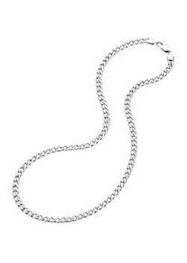 Panzerkette Firetti "Schmuck Geschenk Edelstahl Halsschmuck Halskette 5,0 mm breit", silber (edelstahlfarben), Halsketten, Herren, Edelstahl, L: 50 B: 5mm, Panzerkette, B:5mm