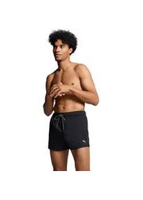 Badeshorts Puma "Puma SWIM MEN SHORT LENGTH SWIM SHORTS", Herren, Gr. XXL, N-Gr, schwarz, Web, Obermaterial: 100% Polyester, unifarben, Badehosen Badeshorts, mit seitlichen Eingriff-Taschen, Ges&auml;&szlig;tasche mit Klettverschluss