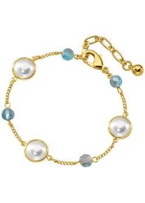 Armband Lady, blau (hellblau, hellblau), Armb&auml;nder, Damen, Metall, Armband