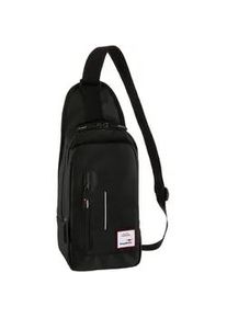 Umh&auml;ngetasche Kangaroos "Crossbody", Damen, schwarz, Polyurethan, unifarben, Taschen Umh&auml;ngetasche, Crossbodybag, Handtasche, Freizeittasche