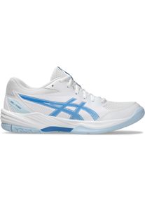 asics Gel-Task 4 Hallenschuhe Damen - weiß - Gr. 38 - Lederimitat
