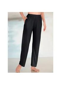 Relaxhose, Herren, Gr. 44, Normalgr&ouml;&szlig;en, schwarz, 70% Viskose, 30% Polyester, unifarben, lang, Hosen Relaxhose
