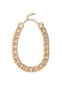 Collier Firetti "zeitlos, klassisch, schlicht, auffallend", rosa (ros&eacute;goldfarben), Halsketten, Damen, Metall, L: 50, Collier