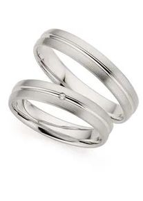 Phoenix Trauring PH&Ouml;NIX "Schmuck Geschenk Silber 925 Trauring Ehering LIEBE versch. Varianten" Gr. 49, silber (silberfarben), Fingerringe, Damen, 49, 0,01 SI = kleine Einschl&uuml;sse mit Brillant, Silber 925 (Sterlingsilber), 4mm, Trauring, Made in Germany - wahlweise mit oder ohne Brillant