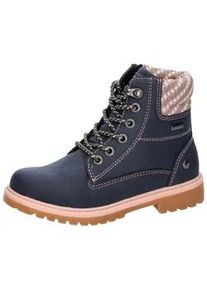 Winterstiefel Lico "Trendstiefel Anouk", Damen, Gr. 34, blau, Synthetik, Schuhe Winterstiefel