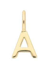 Adelia&acute;s Buchstabenanh&auml;nger ADELIA ́S "Damen & Herren 333 Gold Buchstabenanh&auml;nger A", gold, Schmuckanh&auml;nger, Damen, Gelbgold 333 Gold, Gelbgold 333, Gold, f&uuml;r Damen & Herren