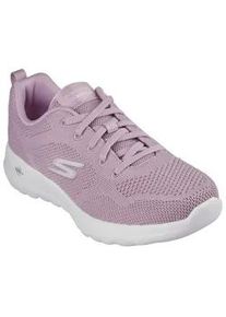 Sneaker Skechers "GO WALK JOY-VIOLET", Damen, Gr. 35, lila (mauve), Textil, Schuhe Sneaker, Trainingsschuh, Schn&uuml;rschuh mit Goga Mat Technologie