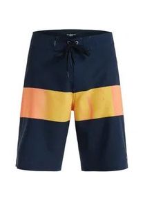 Boardshorts Quiksilver "Surfsilk Straight Leg 20", Herren, Gr. 34L, fiery coral bloomfade, Obermaterial: 88% Microfaser, 12% Elasthan;, Hosen
