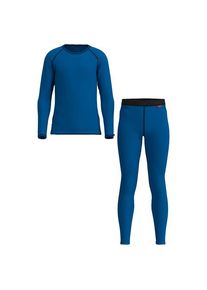 Löffler Kunstfaserunterwäsche Löffler Set Long Transtex Warm Kinder (Gr 164 |blau)
