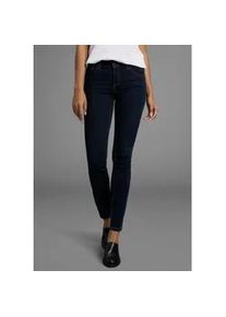 Skinny-fit-Jeans Arizona "Ultra-Stretch", Damen, Gr. 19, K + L Gr, blau (rinsed), Denim/Jeans, Obermaterial: 74% Baumwolle, 24% Polyester, 2% Elasthan, Basic, extraeng lang, Jeans, extra-enger Beinverlauf, normale Leibh&ouml;he, mit Eingrifftaschen