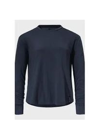 Sch&ouml;ffel Funktionsshirt SCH&Ouml;FFEL "Urban Longsleeve Style Collada WMS", Damen, Gr. 40, blau (8820, blau), Oberstoff: 60% Baumwolle, 40% Polyester, Rundhals, Shirts Funktionsshirt