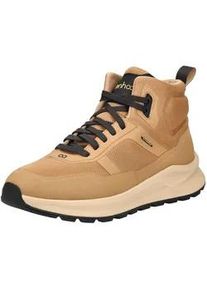 Sneaker TENHAAG "Tenhaag Sneaker Mesh", Herren, Gr. 43, braun (camel), Textil, Schuhe Sneaker
