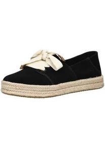Toms Shoes Espadrille TOMS "TOMS Halbschuhe Leder", Damen, Gr. 40, schwarz, Leder, Schuhe Espadrille