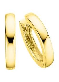 Paar Creolen Bruno Banani "Schmuck Geschenk Silber 925 Ohrschmuck Ohrringe", gold (gelbgoldfarben), Ohrringe, Damen, 17mm, Silber 925 (Sterlingsilber)