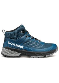 Scarpa Rush Mid GTX Wanderschuhe Kinder Wandern (Gr 32 |blau |wasserdicht)