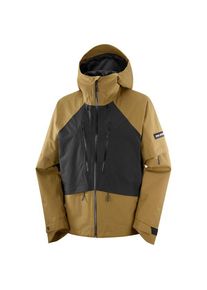 Salomon Venom Full Zip Jacket Skijacke Herren (Gr M |braun |wasserdicht)